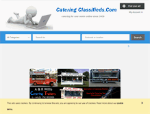 Tablet Screenshot of cateringclassifieds.com